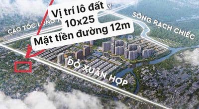 Bán lô đất biệt thự 10x25m – đỗ xuân hợp, tp. thủ đức