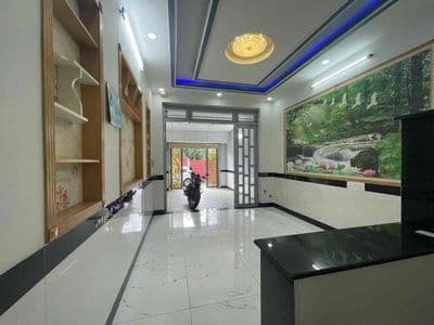 cho thuê nhà 1 trệt , 3 lầu dt 4x25 , giá thuê 22tr