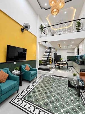 Khu gần biển nguyễn văn thoại nhà đẹp full nội thất