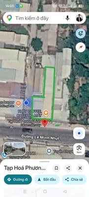 Cho thuê mặt bằng 9m*25m, góc 2 mặt tiền đường Lê Minh Nhựt, 8tr/tháng