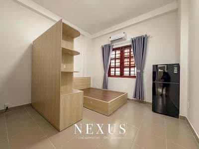 Nhà mới studio cửa sổ thoáng - full nội thất - khu sân bay, gia định