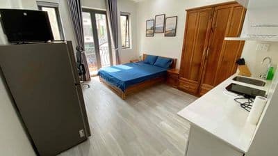 Căn hộ trung tâm q.1, studio balcony - thang máy - full nội thất