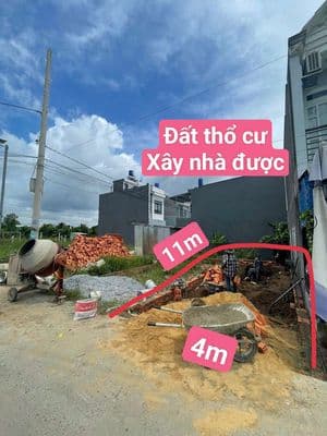 bán đất thổ cư CHÍNH CHỦ 250tr đã xây móng ở gần Hóc Môn