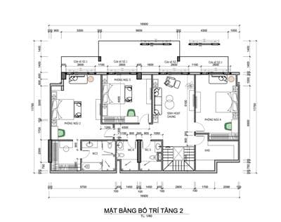 Cho thuê 1 phòng trong căn hộ penhouse