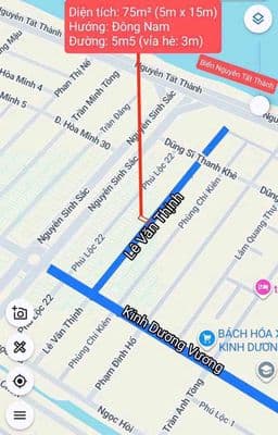 Bán lô đất MT Lê Văn Thịnh Hoà Minh Liên Chiểu