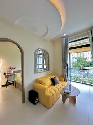 1PN ban công decor sau lưng Lotte Mart Quận 7
