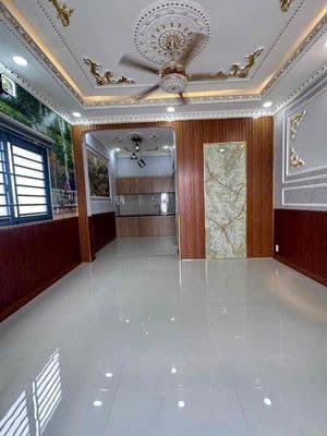 Nhà mới shr đông thạnh – 1 lầu 3pn – cách chợ 300m – 2,85 tỷ