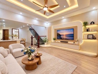 Nhà đẹp 3 tầng 4 phòng ngủ - mặt tiền 7m5 gần tiểu la