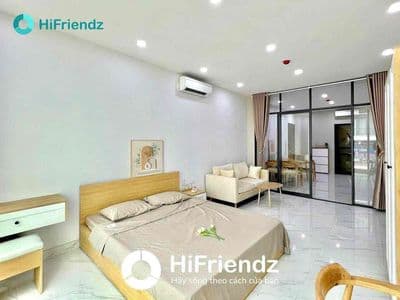 Căn hộ 1 phòng ngủ rộng- phù hợp ở gdinh - full nội thất sẳn