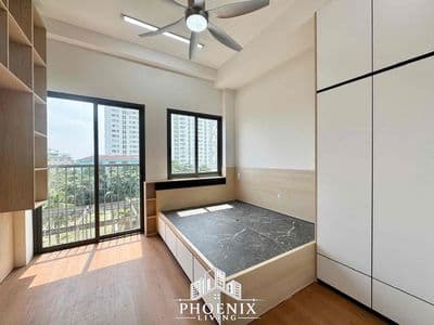 Trống phòng ban công - đầy đủ nội thất ngay cvpm quang trung