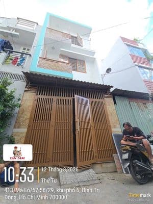 Nhà hẻm 413 Lê Văn Qưới , 4x10m, 3.5 tấm, giá 12 triệu