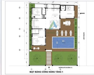 Villa 7pn mới 100% có hồ bơi phố tây an thượng - 200tr/tháng
