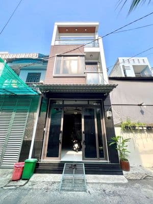 MẶT TIỀN đường khu Lê Văn Qưới (4,02x13m) 3 Tầng tặng nội thất gỗ đỏ