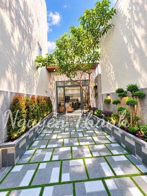 Nhà vườn đẹp - đường huỳnh tấn phát nở hậu full nội thất