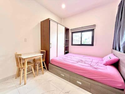 Cho thuê căn hộ Studio cửa sổ Q4 gần ĐH Luật, ĐH Nguyễn Tất Thành