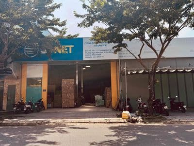 Cho thuê kho mới Hòa Xuân mặt tiền đường 10.5m, xe tải lớn vào tận nơi