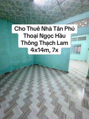 Cho thuê nhà Thoại Ngọc Hầu, thông Thạch Lam, 7,5 triệu