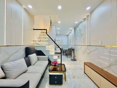 Nhà mới 100% full nội thất Quang Trung dt 3x10m 1 lầu 2pn