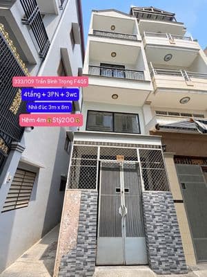 Nhà 3 tầng mới ở ngay trung tâm Q5 chỉ 5,2 tỷ thông tin chuẩn 100%
