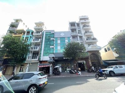 Bán Tòa Nhà Hồng Bàng. Đối diện Đại Học Y Dược 6x16m. 4 lầu. thuê 95tr