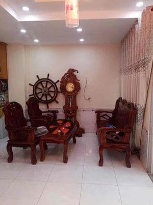 Cho thuê nhà thạnh lộc có nội thất giá 6tr