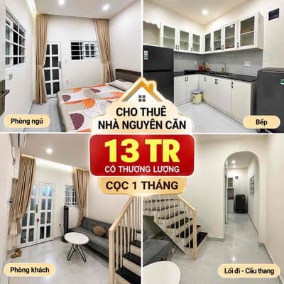 cho thuê nhà Nc đầy đủ Nội Thất Nhà Đẹp Cô Giang cách mặt tiền lớn 20m