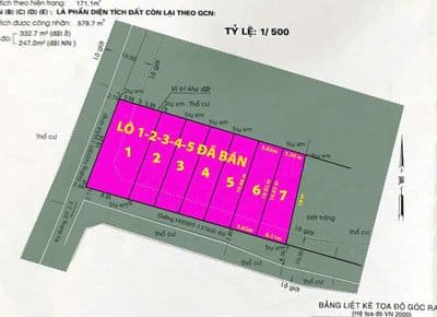 Đất 8 x 19m (127m2) - Giá : 2 tỷ 780. Đường Đặng Thúc Vịnh, hẻm ôtô