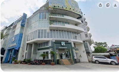 Cho thuê mặt bằng - tầng 2 tòa nhà vietcombank - kdc trung sơn