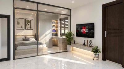 Căn Hộ Tách Bếp Thang máy Gần Sân Bay
