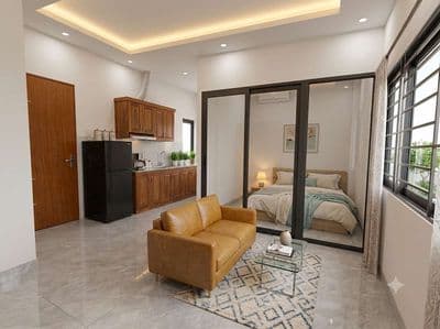 Chính chủ cho thuê 1 khách 1 ngủ thang máy 40m2 5.8 triệu