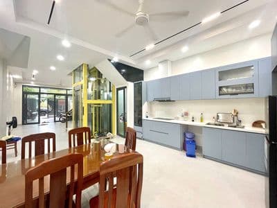 Nhà mới khu an bình tân - có thang máy - 4 phòng ngủ full nội thất