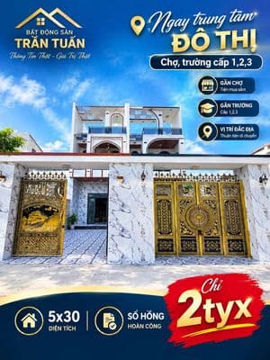 2 căn 5x30 Vị trí Đắc Địa, giữa Tỉnh lộ 824 và TL10, kế Tour 1