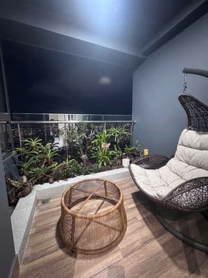 Bán Mini Garden 71m2 căn hộ D-Aqua Q8 nhà mới Full nội thất vào ở ngay
