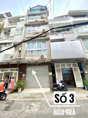 Bán nhà 2 mặt tiền đường trước - sau Hoa Trà & Hoa Lài,5 tầng 96m2