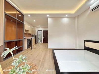 Studio 1 - 2 không gian ngủ - nhà mới, full nội thất - khu etown