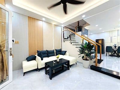 Nguyễn văn lượng–đối diện lotte–cityland–45m²– nhà mới 2t–full nt– 2pn