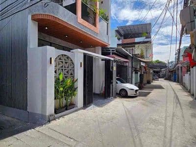 Nhà 3 tầng 2 mặt kiệt oto thanh khê