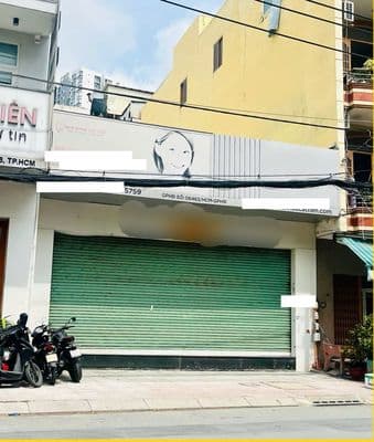 Nhà cho thuê mặt tiền đường bình phú 8x23m 1 lửng khu kd đông đúc