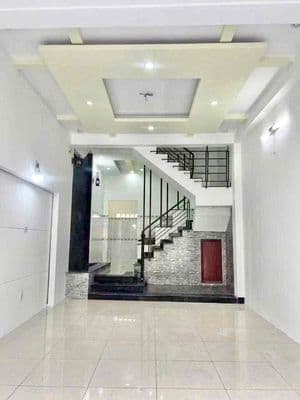Nhà mới đẹp(4x14m) giáp eaon tân phú 3tầng 3pn 4vs hẻm xe hơi