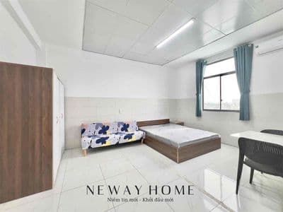 Studio full nội thất, cửa sổ - thang máy, sát cầu nguyễn văn cừ