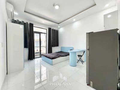 Lê Văn Khương _ Thới An Căn Hộ Studio Full Nội Thất _ Ban Công Riêng
