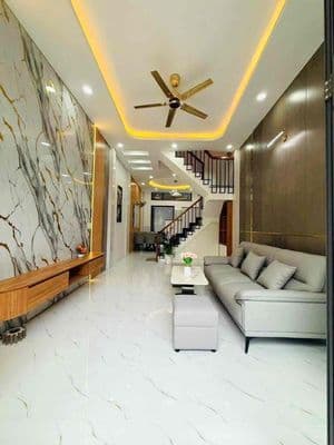 Nhà mới xây- mặt tiền bùi điền, nở hậu, k lộ giới, 49m2 đất, p4 q8