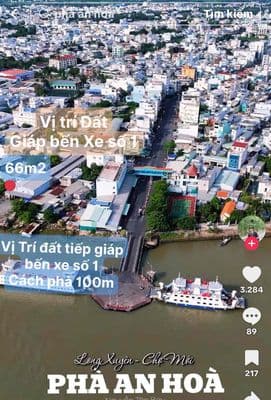 Bán Đất Vườn 66m2 giá 4xx triệu gần Phà An hoà Long xuyên An giang