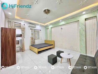 Cho thuê 1 phòng ngủ tách bếp full nội thất siêu rộng cho anh chị em