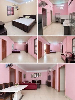 Cho thuê nguyên Tầng 1 nhà 7x15m 100m2 2pn lối đi riêng giá 16 TR TL