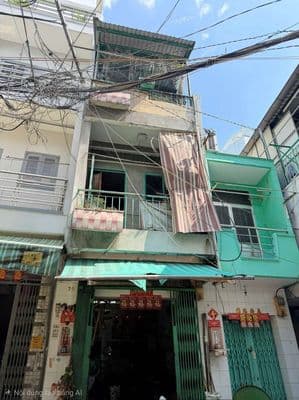 Nhà 3m x 9m trệt 2 lầu hẻm 6m Phó Cơ Điều