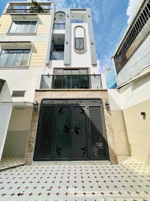 NHÀ ĐẸP 4TẦNG DTSD 200m2 hẻm xe hơi Lê Đức Thọ P16 Gò Vấp chỉ 6TỶ7 TL