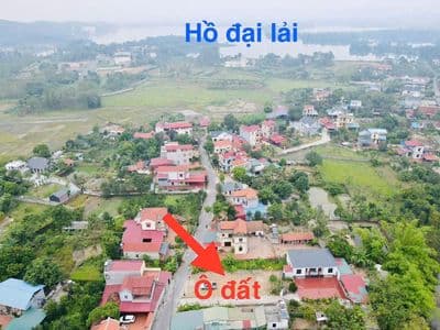 300m Gần Hồ Đại Lải, 2 mặt thoáng, 180m2 thổ cư, đi bộ ra hồ Đại Lải