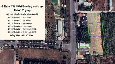 Chính chủ rao bán 4.770m2 tại Đường Quách Thị Trang