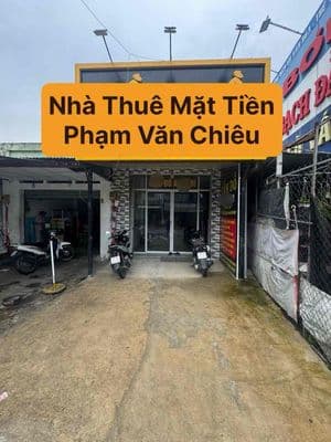 Cho thuê nhà mặt tiền đường phạm văn chiêu gò vấp